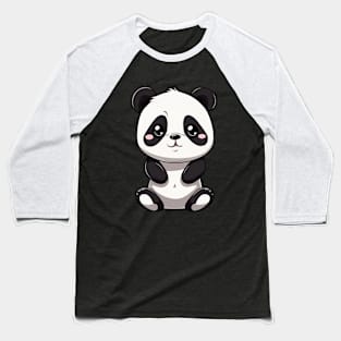 Cute Baby Panda - Anime Shirt Baseball T-Shirt